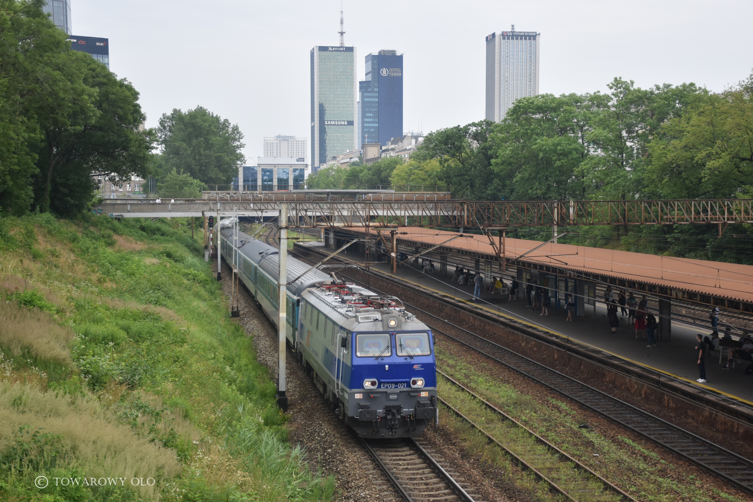 Pochmurny dzień na warszawskiej Ochocie