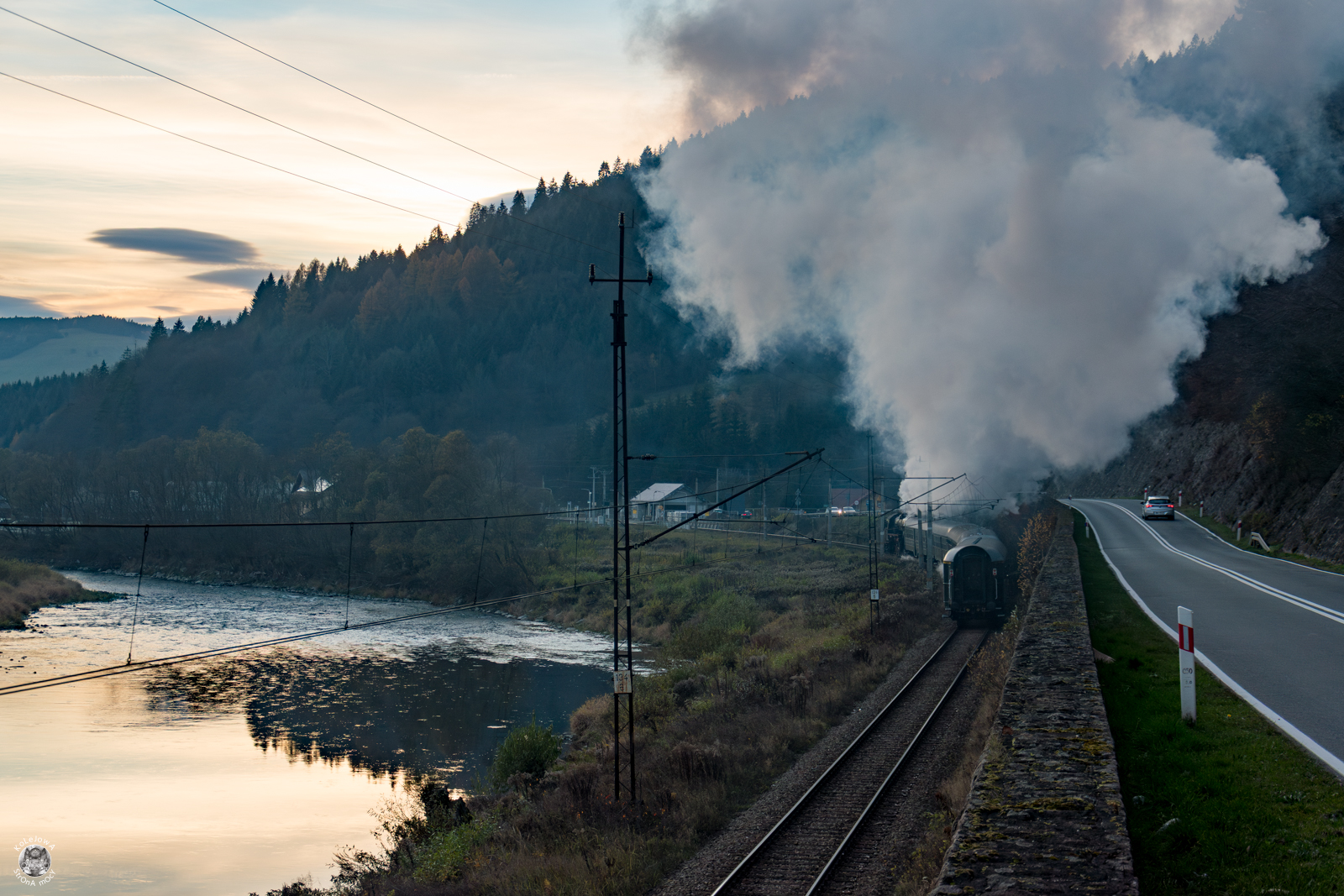 Wieczór nad Popradem
