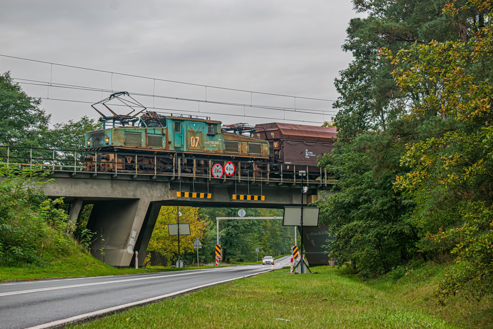 Krokodyl na wiadukcie