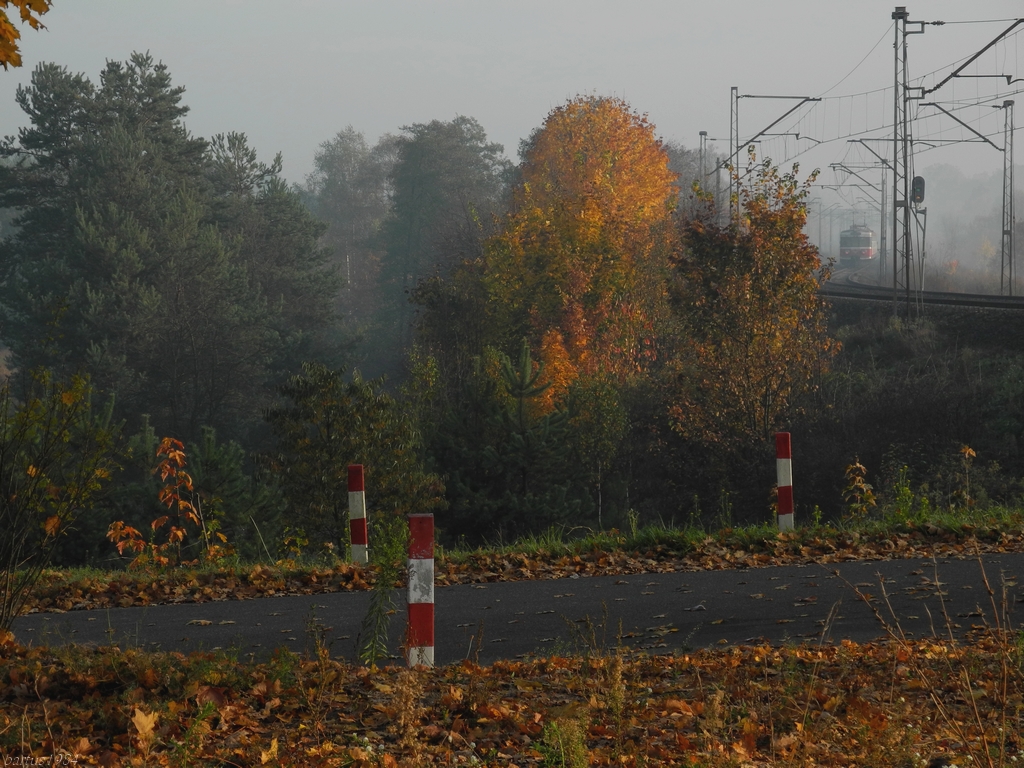 On tylko zdążył przejechać...