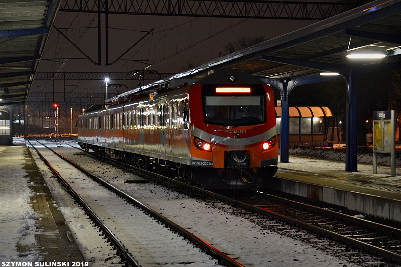 EN57ALd-2223 w Elblągu