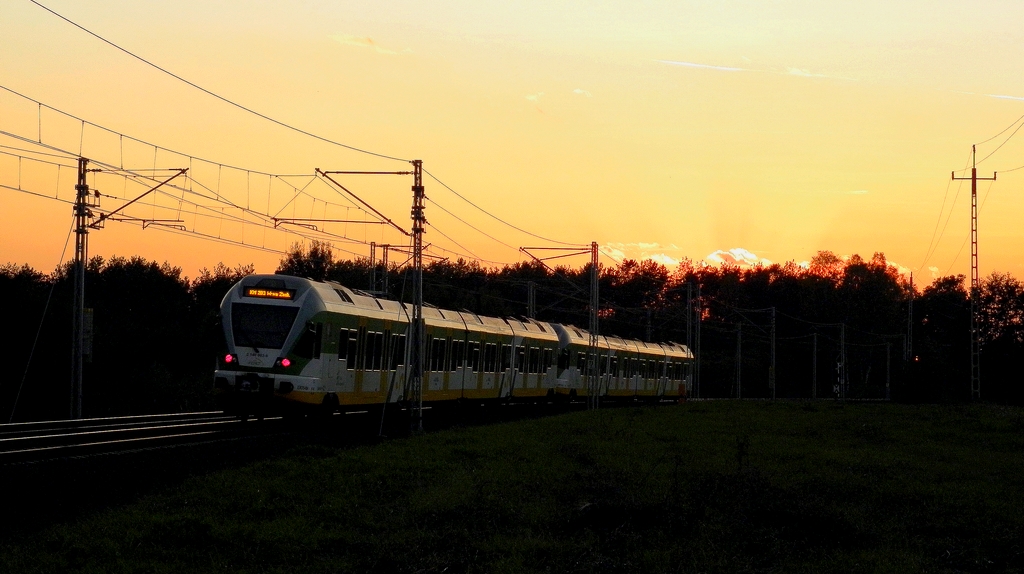 Zachód słońca i flirt