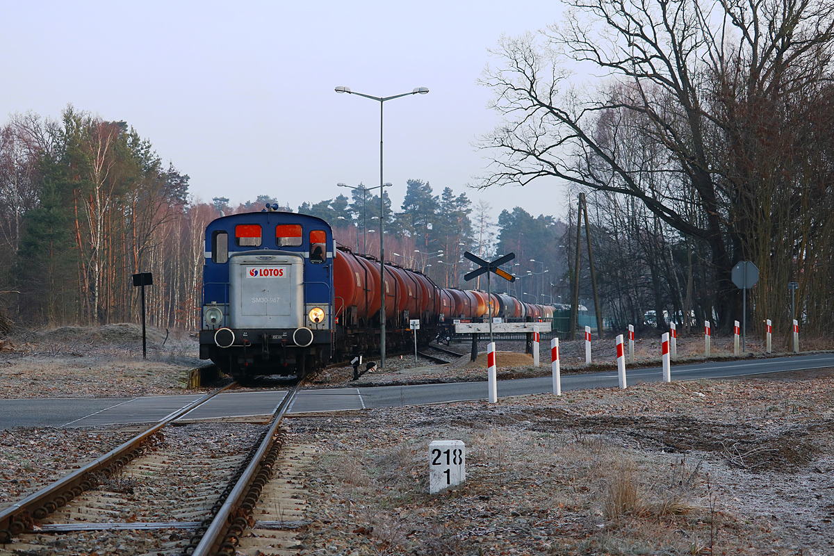 Przetok w Barnówku z SM30-987