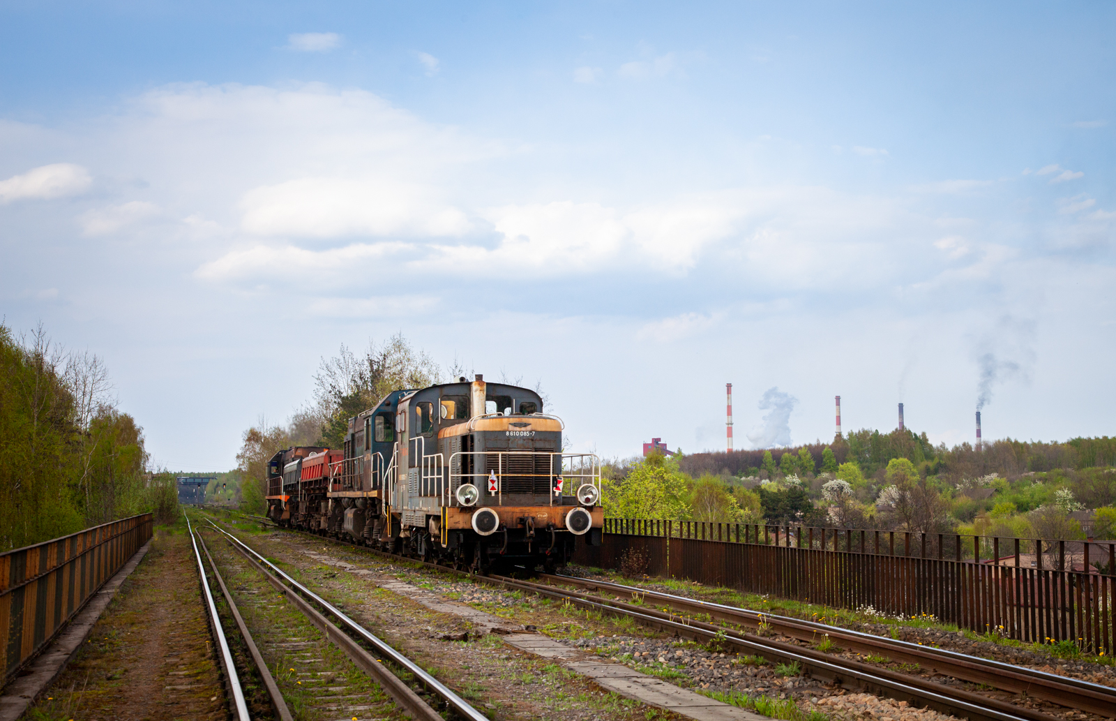 Czołgotramwaj w drodze na koksownie