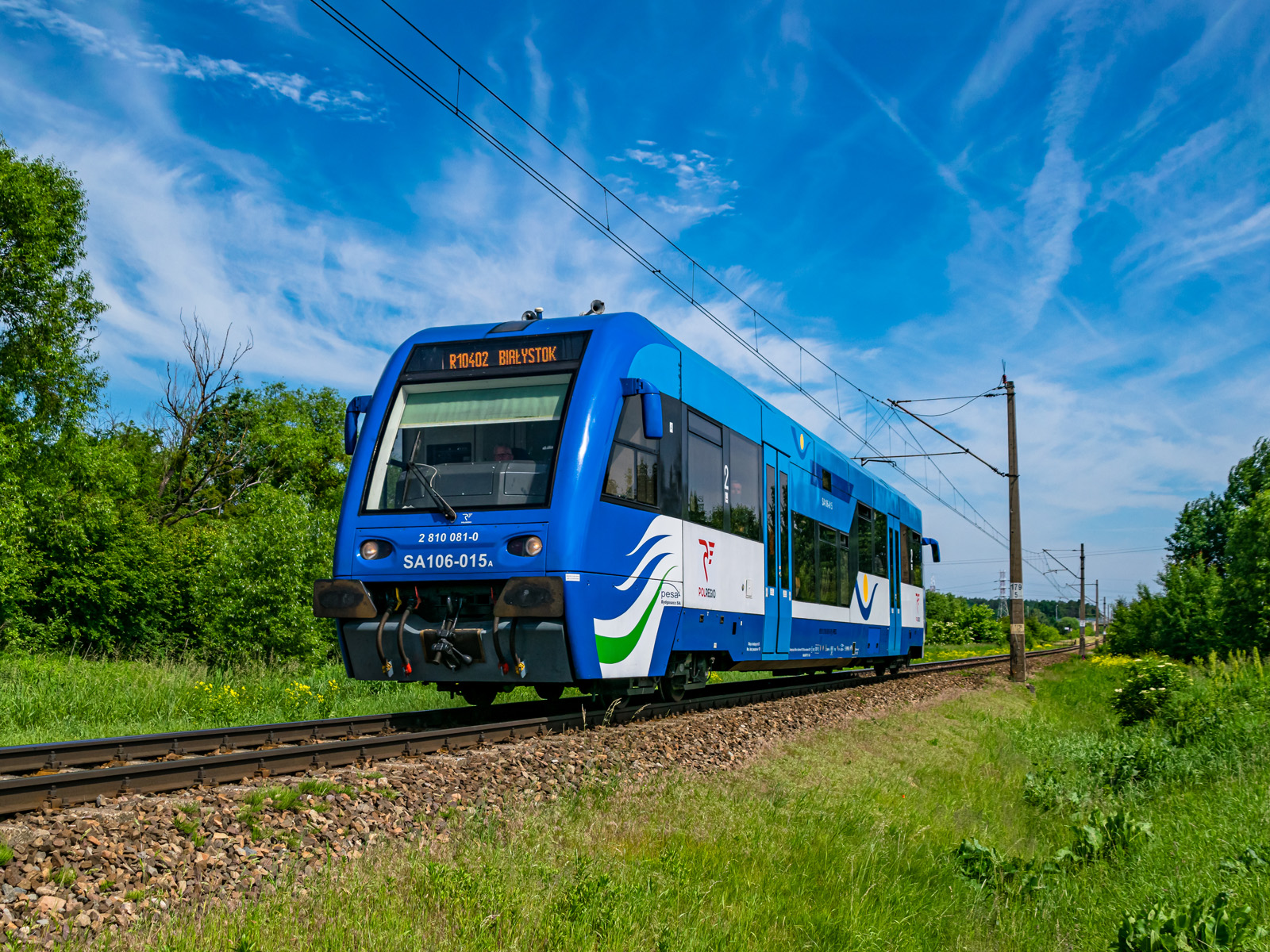 Warmińsko-Mazurski szynobus na Podlasiu