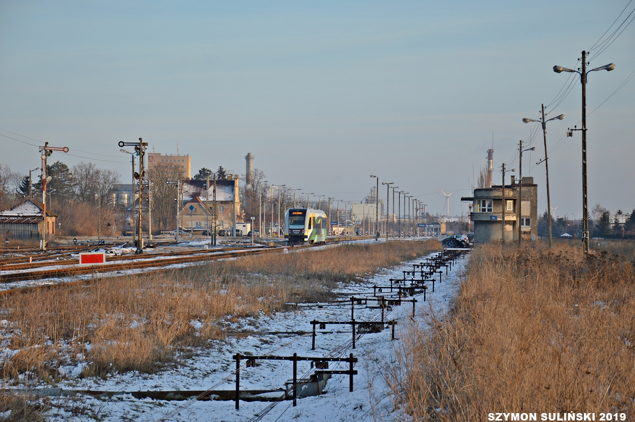 Szynobus SA135-015 na stacji Sierpc