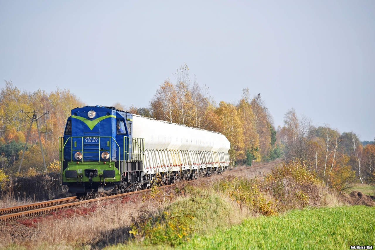 Trumna w jesiennym krajobrazie