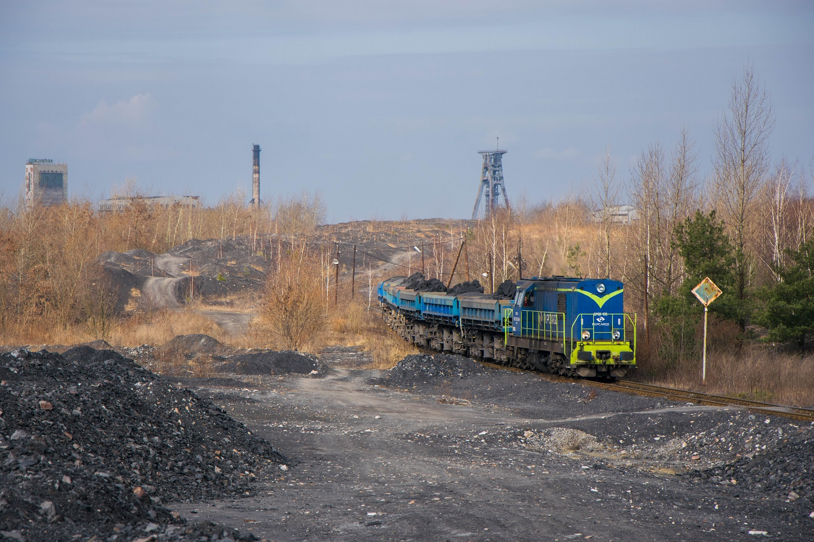 Na sośnickim zwale.