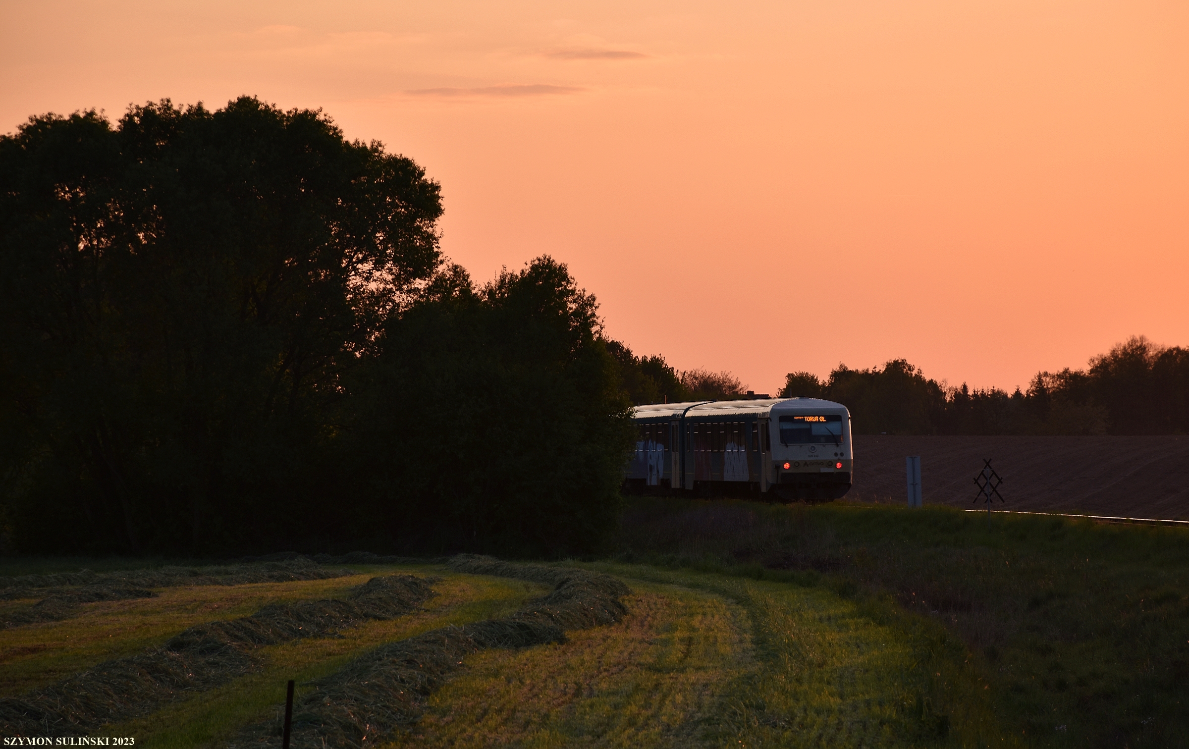 Majowy zachód słońca nad JSL