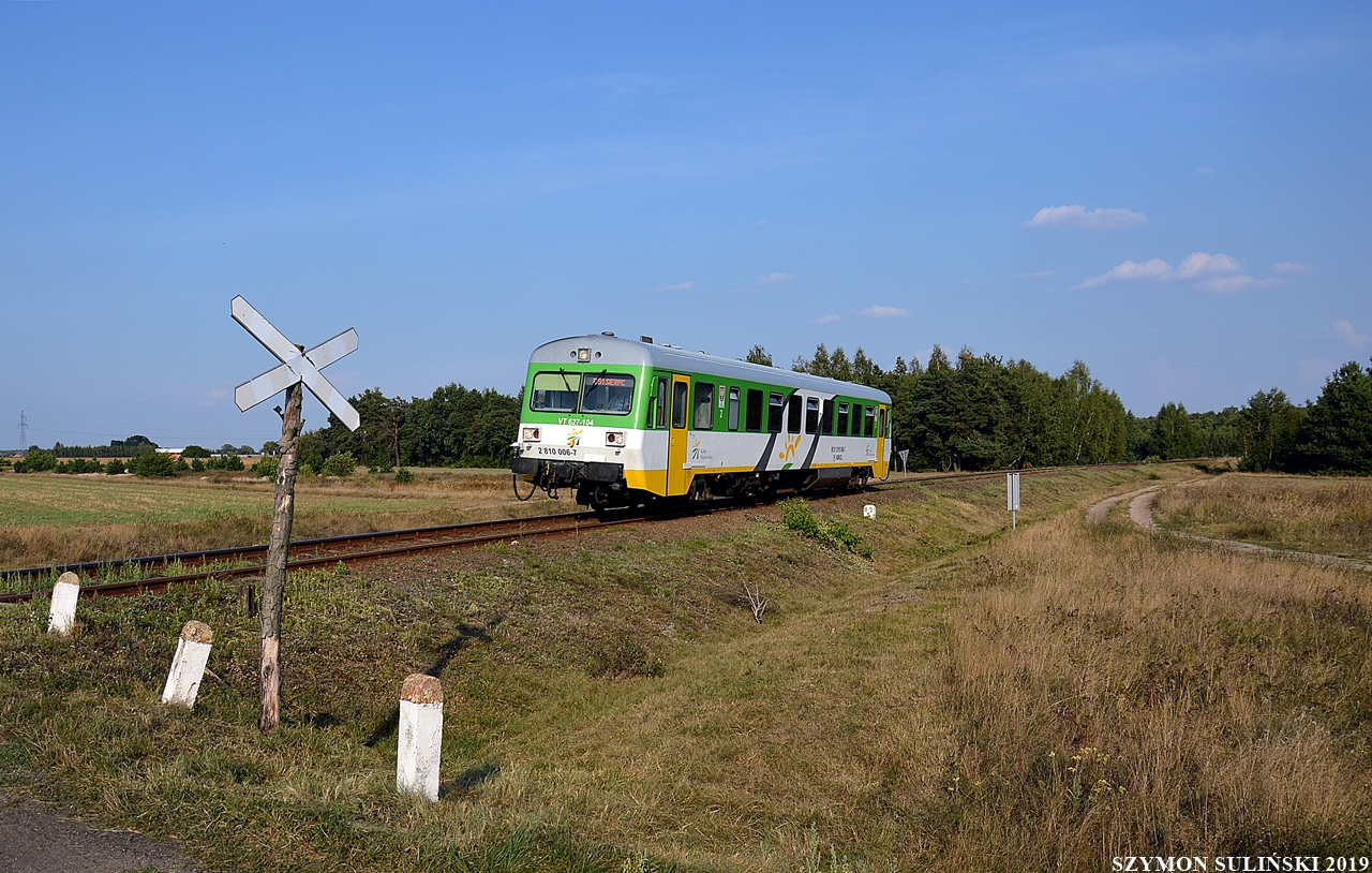 VT627-104 przed Sierpcem