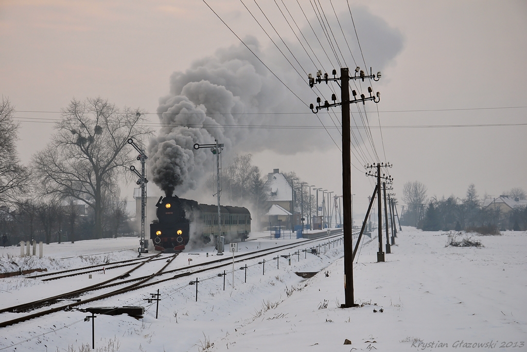 Odjazd Ol49-59 z Granowa