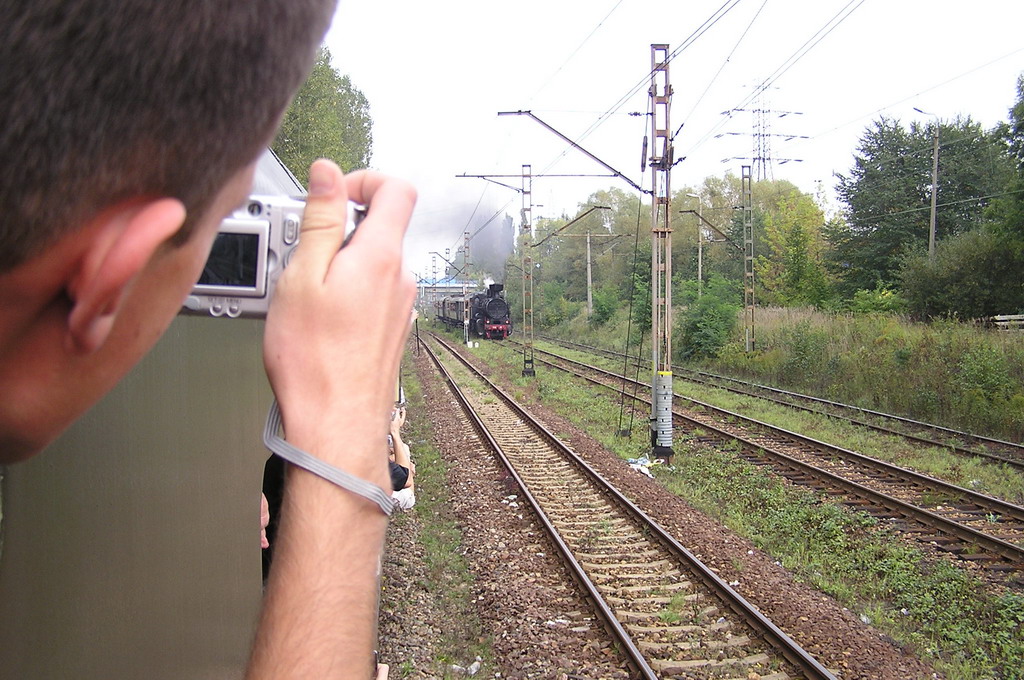 Równoległy wjazd składów retro#1