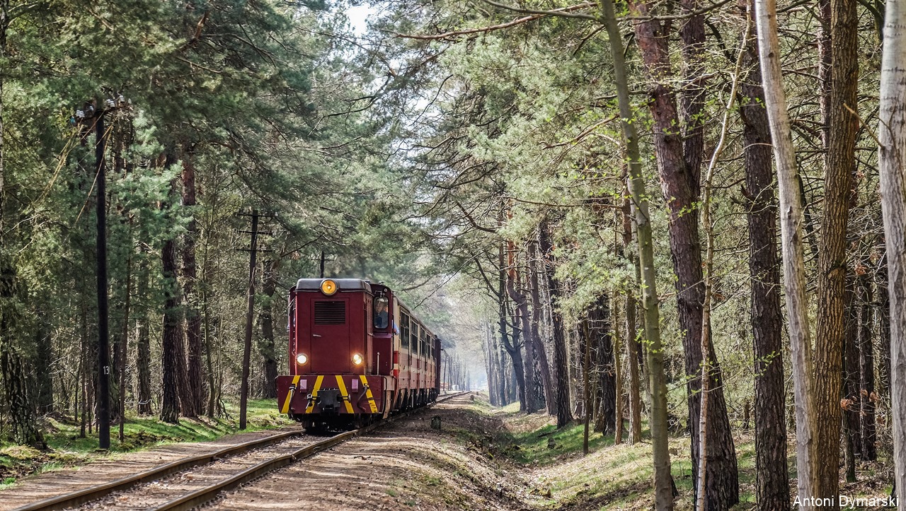 Wiosna na piaseczyńskiej wąskotorówce