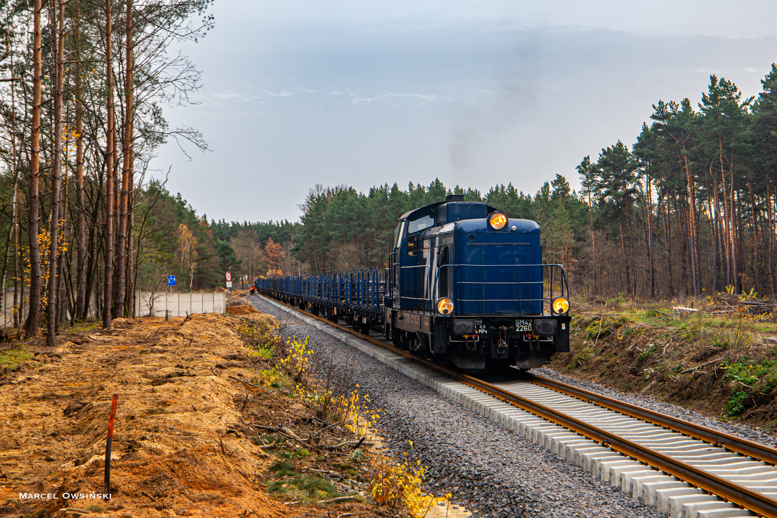 Moris na odbudowywanej linii 283