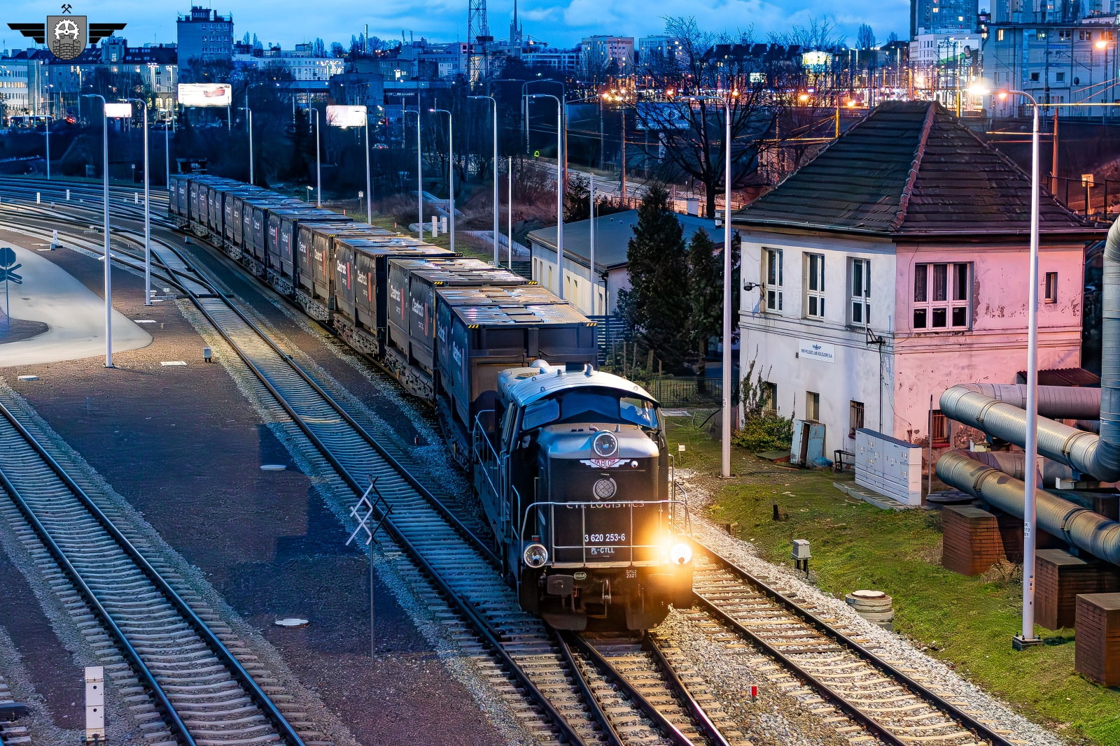 Gdynia Port wieczornie