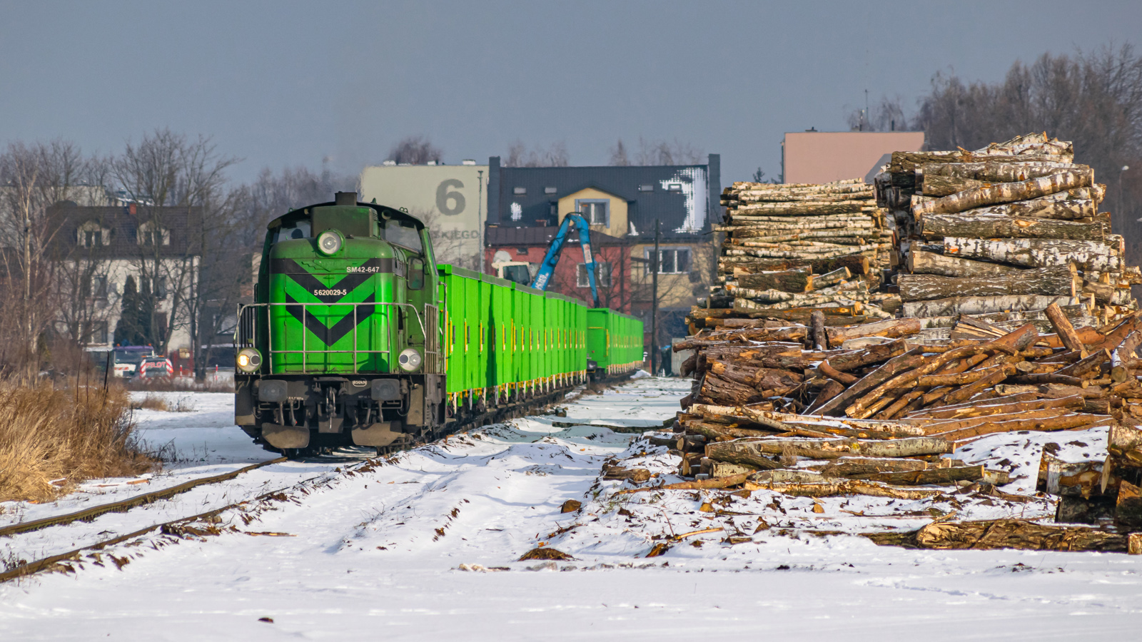 Stonka z kryszywem pod budowę drogi ekspresowej S61