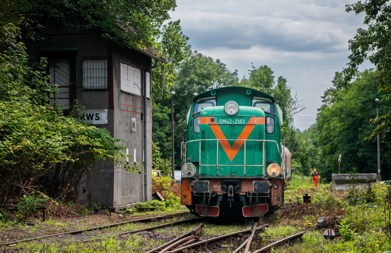 Codzienny skład na dawnej stacji