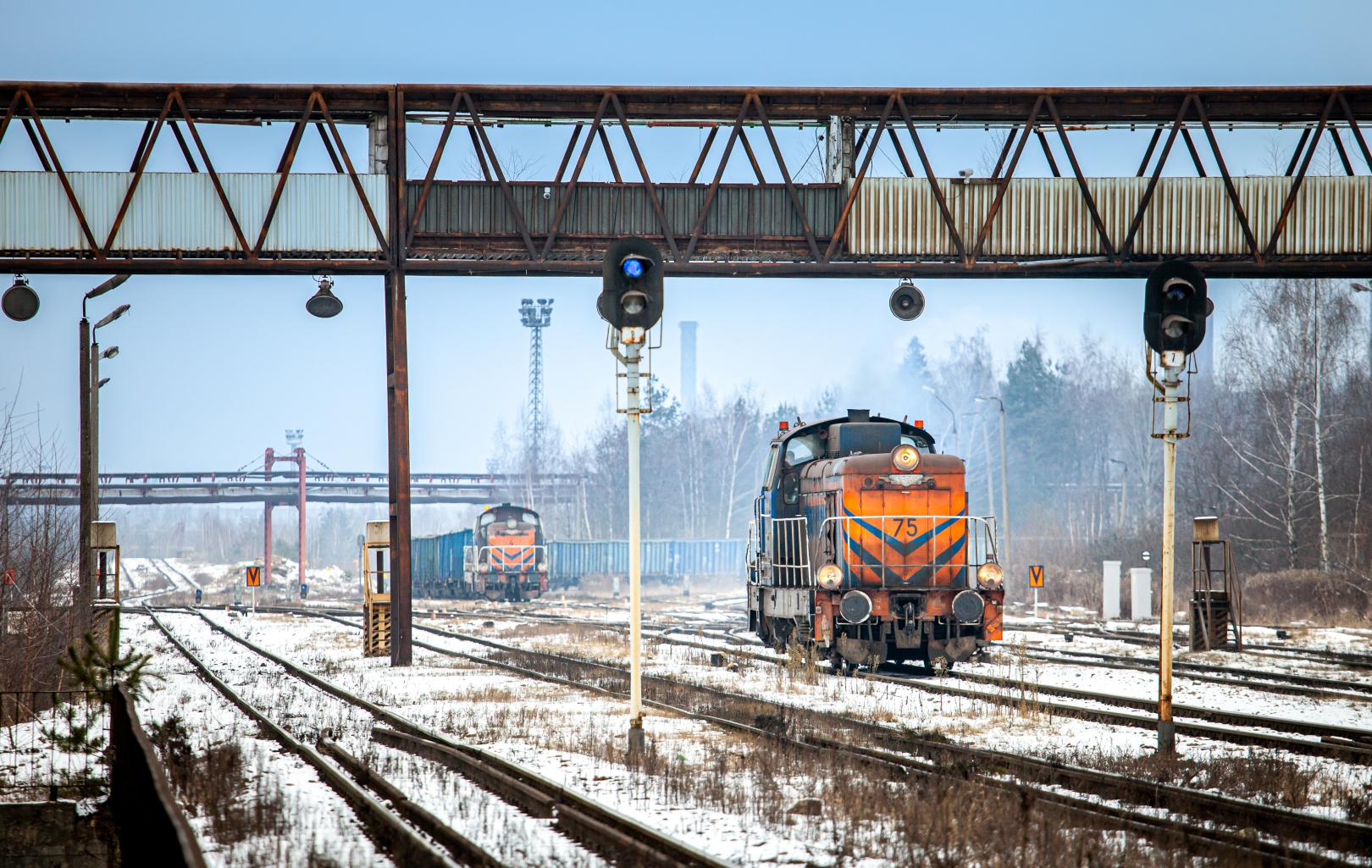 Zima w Hucie Katowice