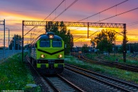 M62 w zachodzącym słońcu