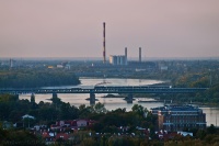 Retro na moście gdańskim